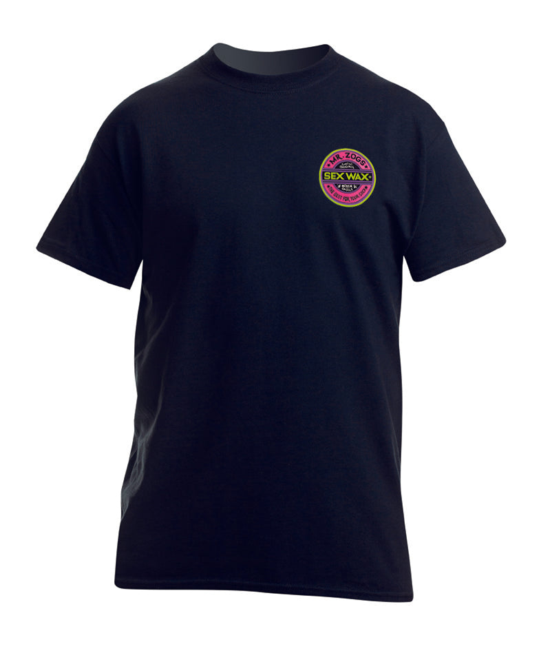 Sex Wax Fluro Black T-Shirt