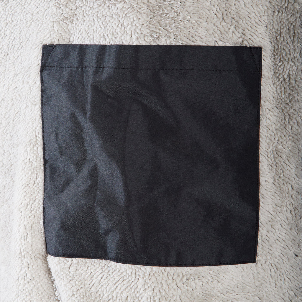 Changing Robe Kids Unisex Hooded -  Black/Grey Windproof Waterproof Quick Dry