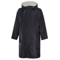 Changing Robe Kids Unisex Hooded -  Black/Grey Windproof Waterproof Quick Dry