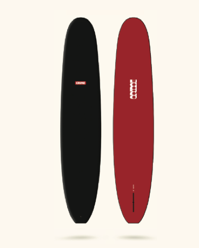 CRIME Surfboards - Involvement 9'1" - Black / Red