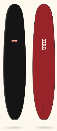 CRIME Surfboards - Involvement 9'1" - Black / Red