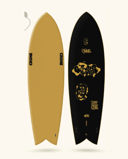 CRIME Surfboards - Keel Fish 5'5 - Remio