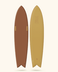 CRIME Surfboards - Keel Long Fish 8'5" - Rust