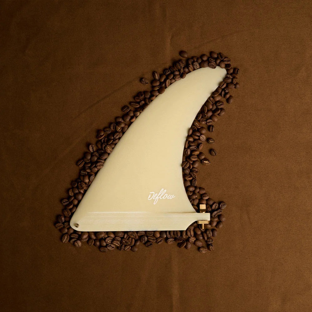 Deflow Pocket Knife 7’5″ - longboard fin - cream
