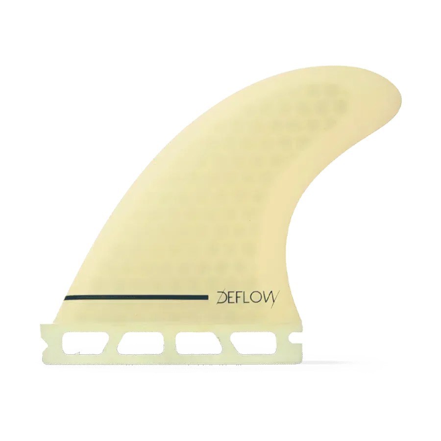 Deflow Bee S - thruster fins - full tab - tan