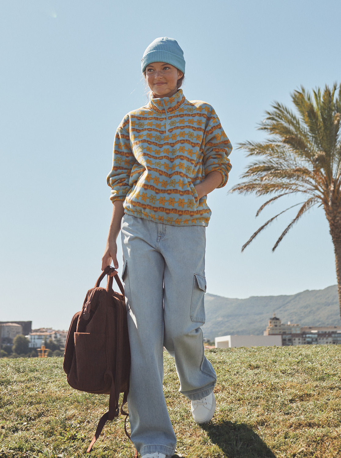 Quislver Let It All Go - Half-Zip Fleece for Girls