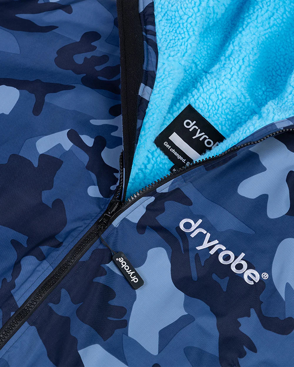 DRYROBE - Advanced Long sleeve - Blue Camo/blue