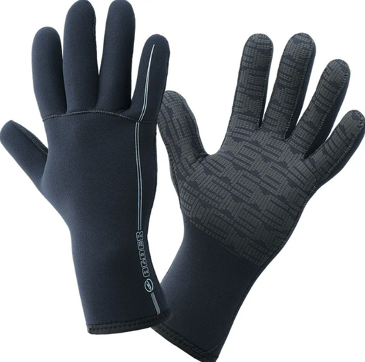 Alder Junior EDGE 3mm Wetsuit Gloves - Black