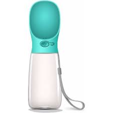 Portable Pet Water Bottle 550ml - 2 in 1