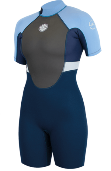 Alder - Impact Shortie 3mm / 2mm Back Zip - Womens BLUE