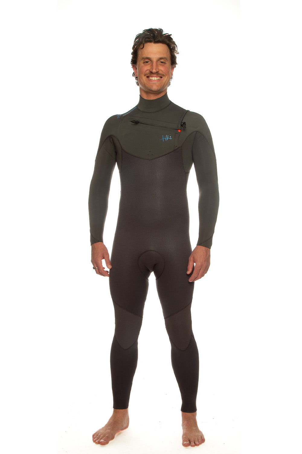 Tiki Mens Tech Wetsuit 4/3 Chest Zip 2024