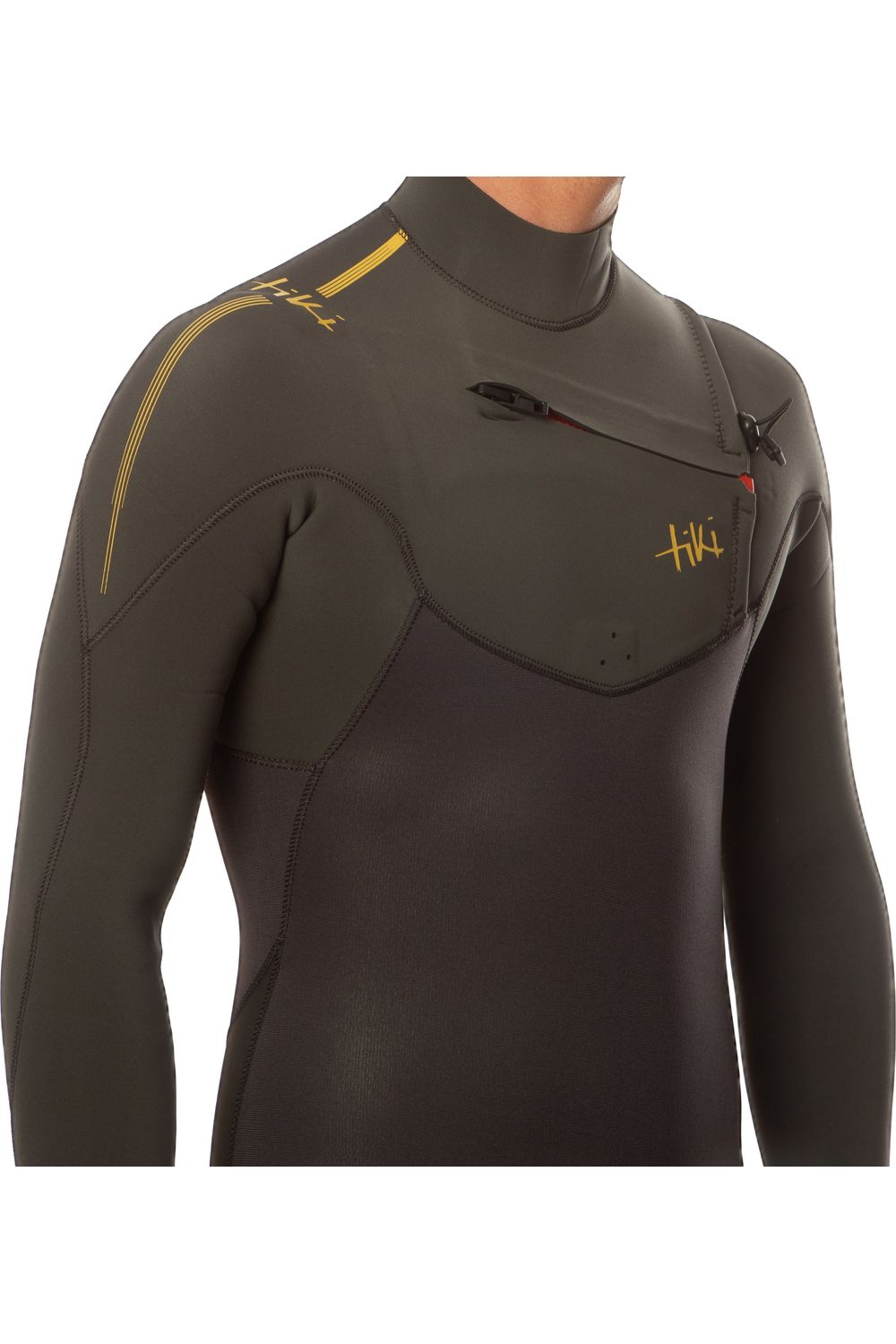 Tiki Mens Tech 3/2 Wetsuit GBS Chest Zip Steamer 2024