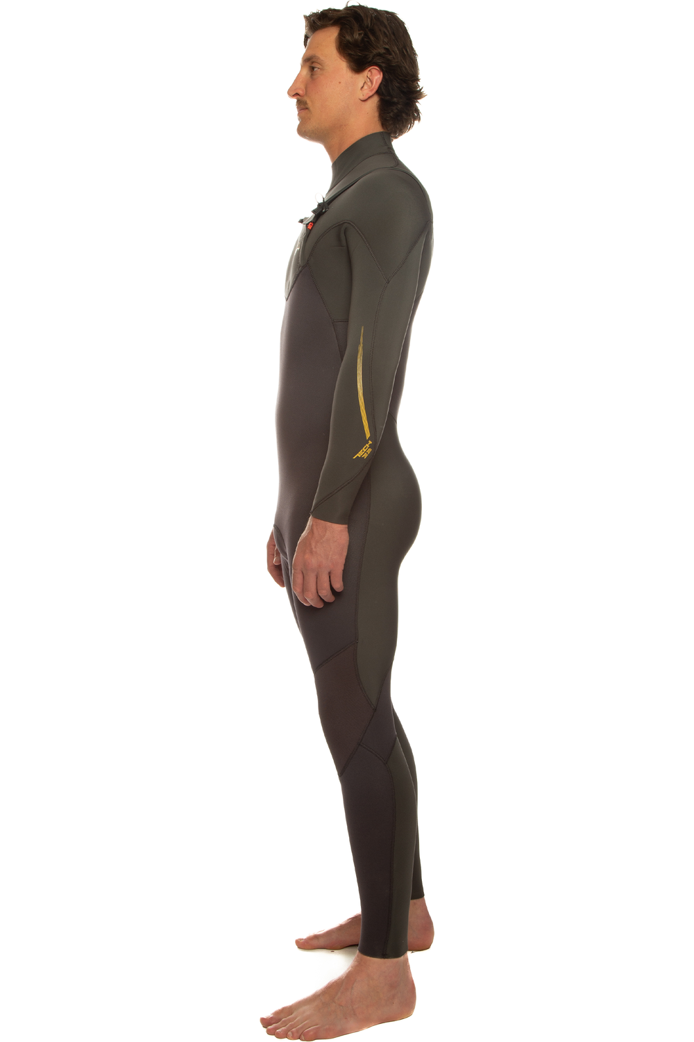 Tiki Mens Tech 3/2 Wetsuit GBS Chest Zip Steamer 2024