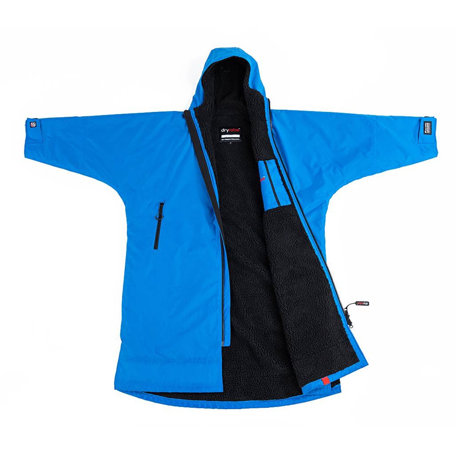 Dryrobe Advanced KIDS Long Sleeve -  Cobalt Blue Black