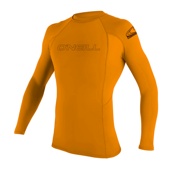 O'Neill youth basic skins L/S sun shirt - Orange blaze