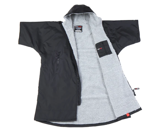 Dryrobe Advanced Short Sleeve - Black Grey