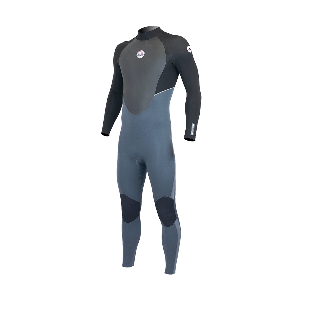 Alder Mens Stealth 3/2 GBS Full Suit - Black / Grey