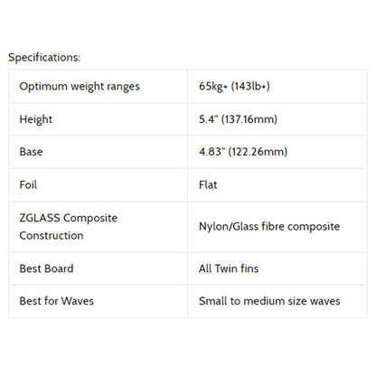 3D Fins - Akila Aipa Twin - Flying Fish (FCS1/Futures)