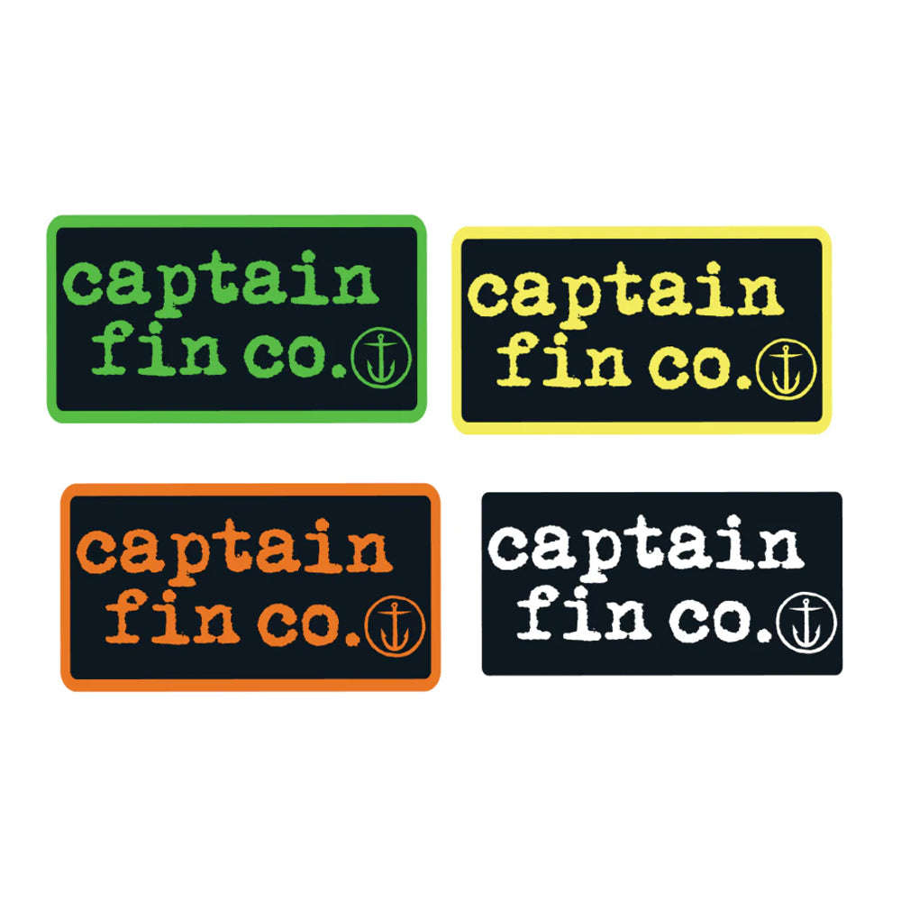 Captain Fin Sticker - Type Patch