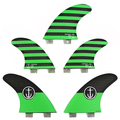 CF 5 Fin Medium - Green (FCS) - Captain Fin Co - UK