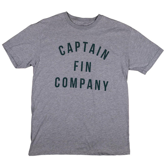 College Tee - Heather Grey - Captain Fin Co - UK