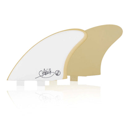 Mikey February Twin Keel - White (FCS) Twin Fins