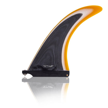 Tyler Warren Raked 9.25 - Black/White/Gold Single Fin