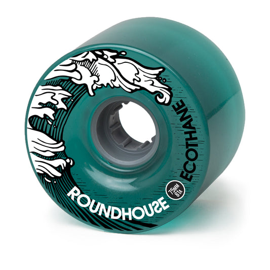 Carver Skateboards - Roundhouse Wheels - Ecothane 75mm Aqua Mags (81A)